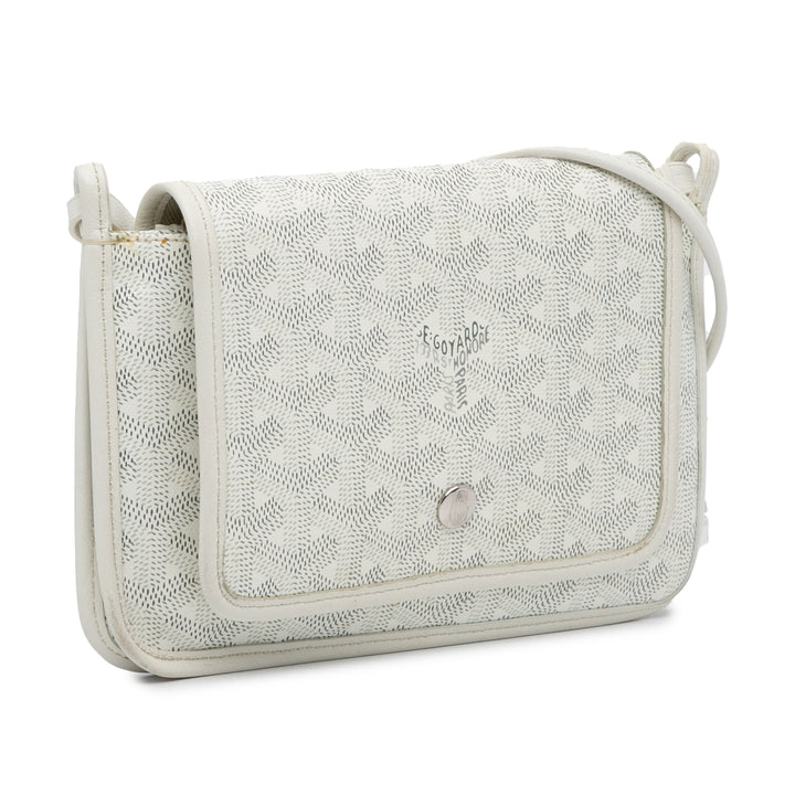 Goyardine Plumet Pocket Wallet White - Gaby Paris