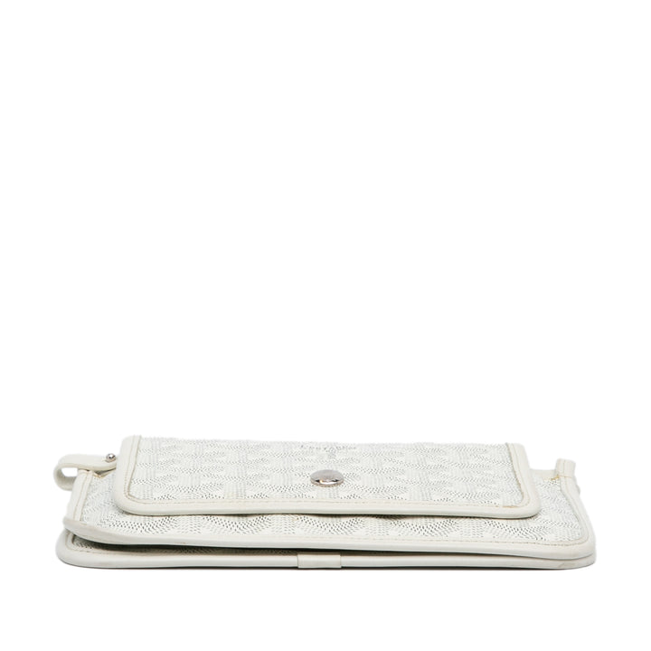 Goyardine Plumet Pocket Wallet White - Gaby Paris