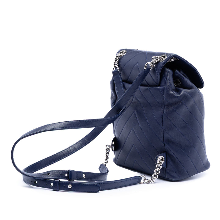 Chanel Chevron Urban Spirit Sac à dos Mini Cuir d'agneau