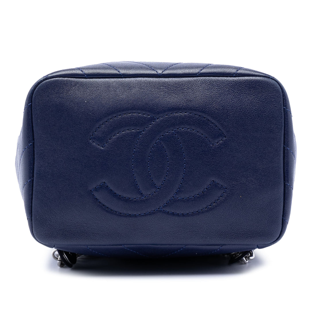 Chanel Chevron Urban Spirit Sac à dos Mini Cuir d'agneau