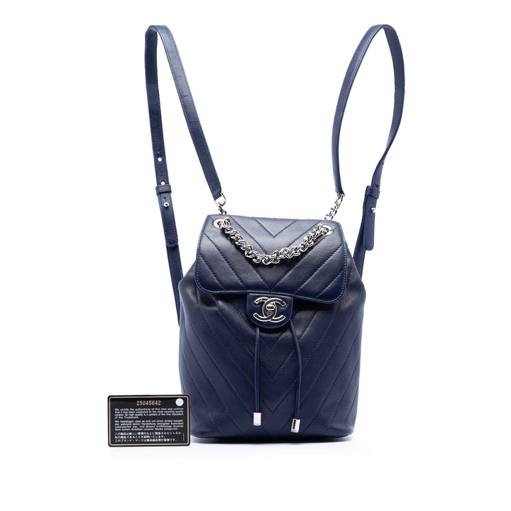 Chanel Chevron Urban Spirit Sac à dos Mini Cuir d'agneau