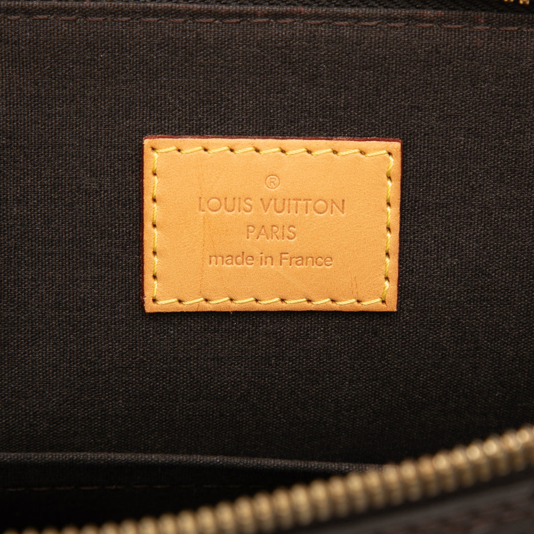 Alma PM Cuir verni Monogram Violet