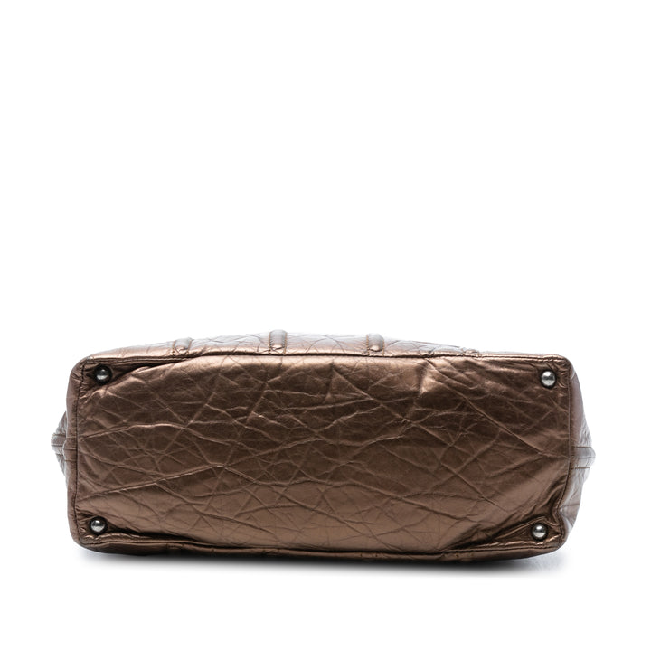Chanel Distressed Cuir de veau Shopping In Moscow Cabas