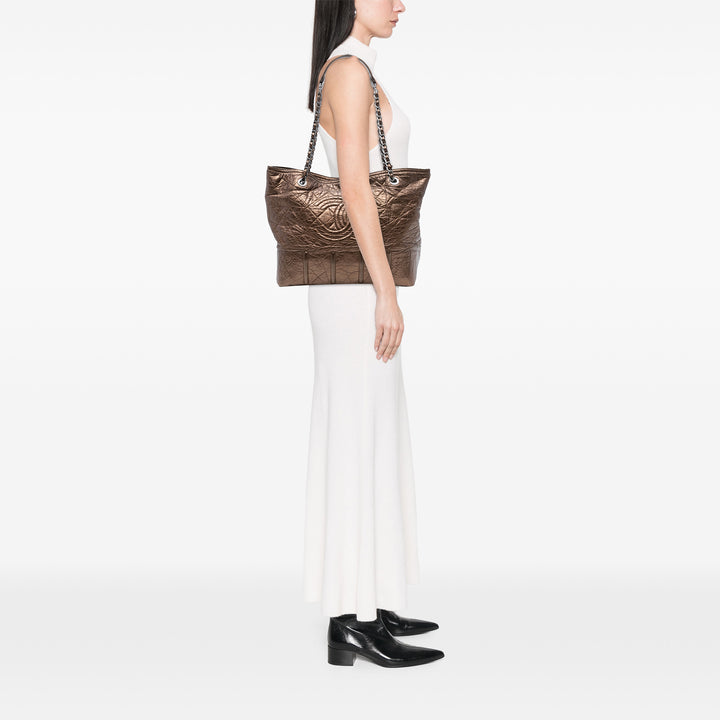 Chanel Distressed Cuir de veau Shopping In Moscow Cabas