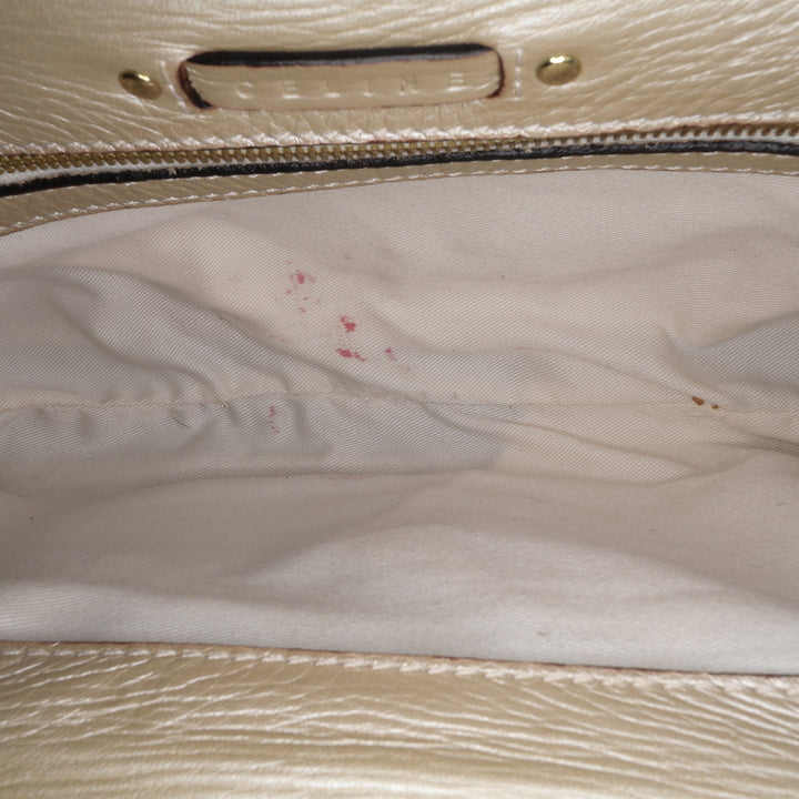 Leather Clutch Gold - Gaby Paris