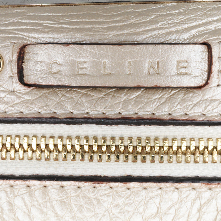 Leather Clutch Gold - Gaby Paris