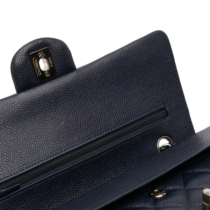 Chanel Medium Classic Caviar Double rabat