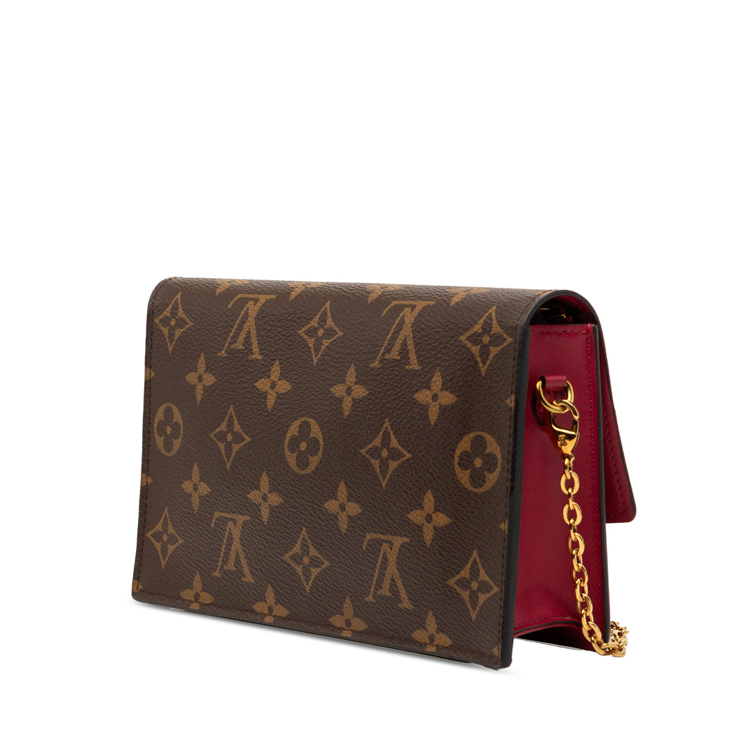 Louis Vuitton Monogram Flore Wallet on Chain