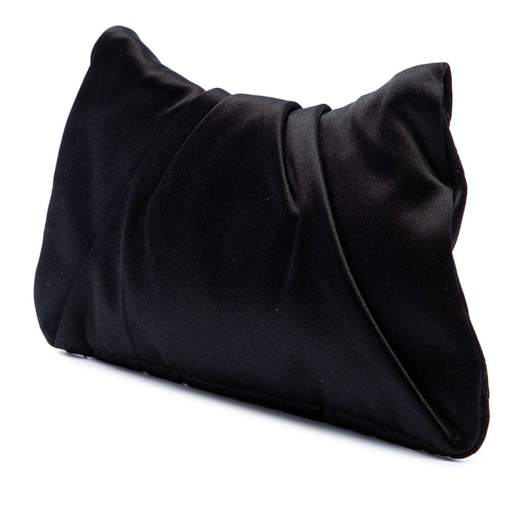 Chanel CC Matelassé Half Moon Pochette Petit Noir – vue 2 – GABY PARIS