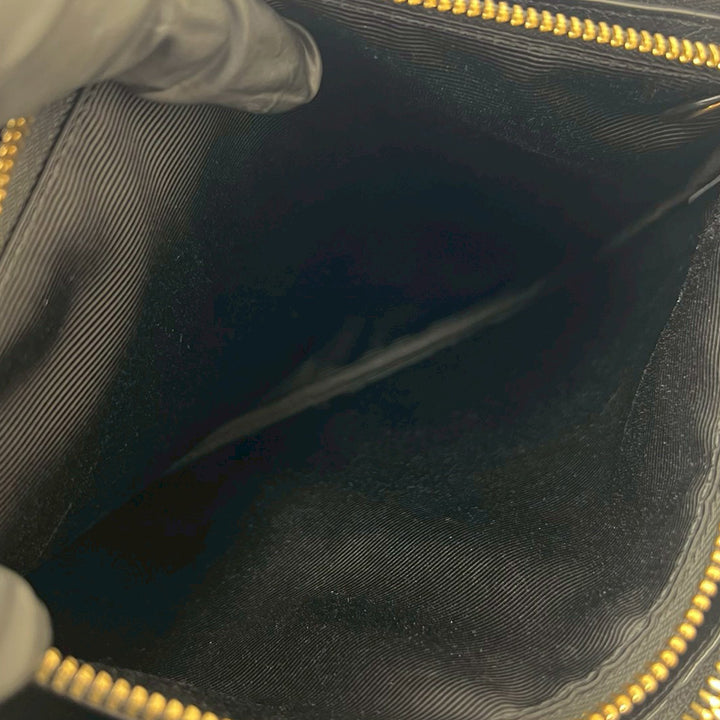 Celine Trio Sac Grand Cuir d'agneau Noir – vue 4 – GABY PARIS