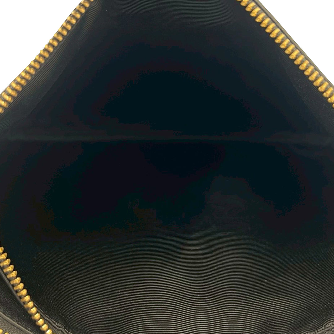 Celine Trio Sac Grand Cuir d'agneau Noir – vue 5 – GABY PARIS