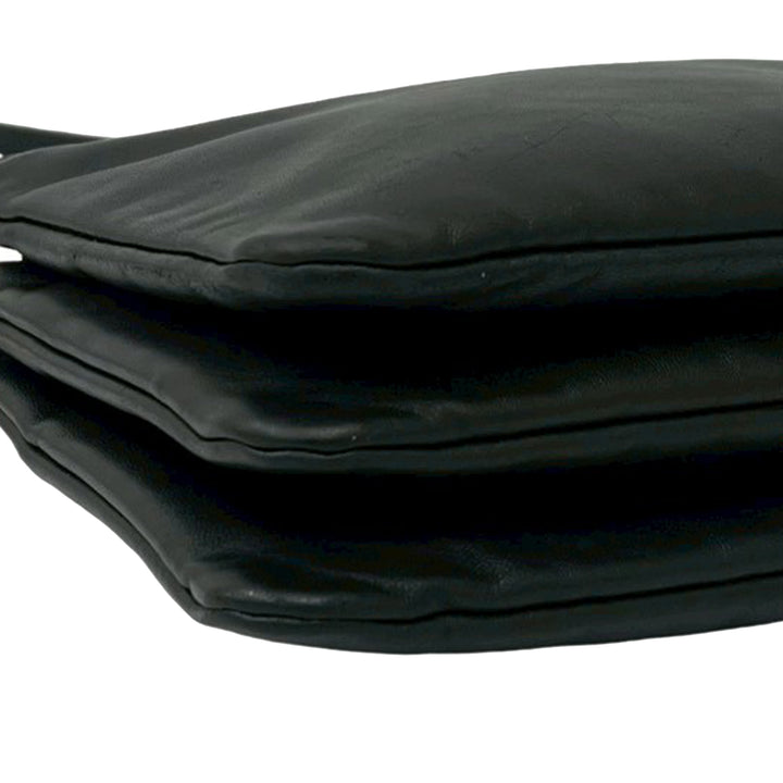 Celine Trio Sac Grand Cuir d'agneau Noir – vue 9 – GABY PARIS