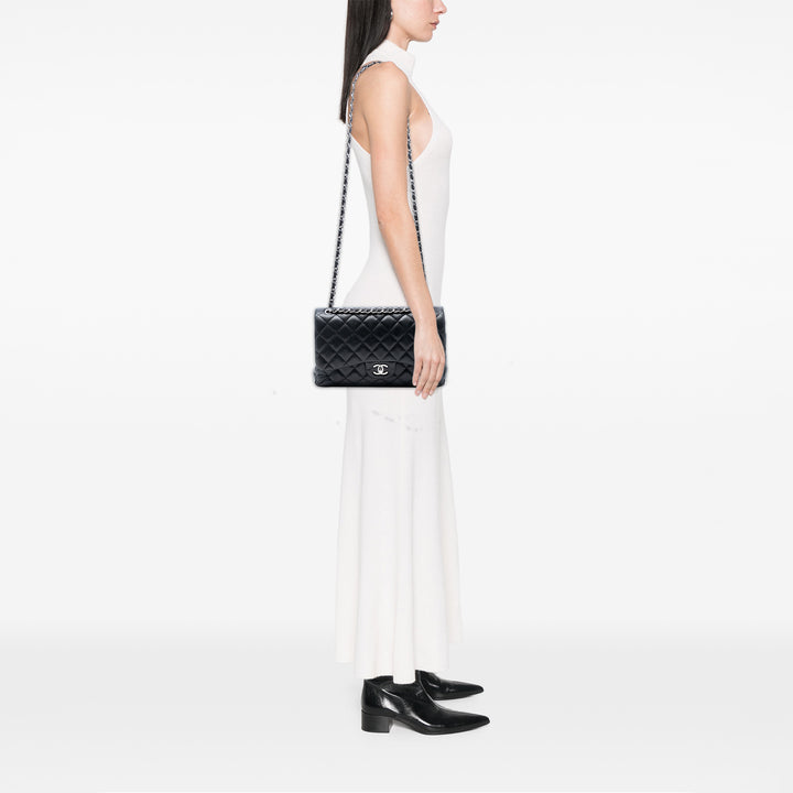 Chanel Jumbo Classic Cuir d’agneau Double rabat
