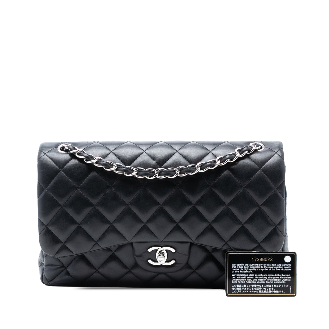 Chanel Jumbo Classic Cuir d’agneau Double rabat