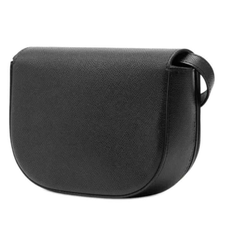 Balenciaga Cuir de veau grainé Logo Ville Day Sac porté croisé XS