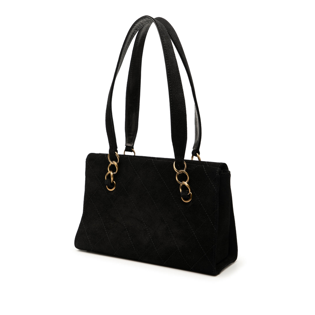 Chanel CC Daim Caviar Stitched Cabas