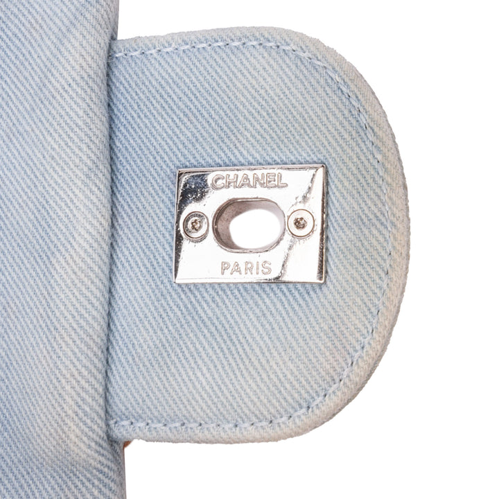 Jumbo Denim Canebiers Net Flap Blue - Gaby Paris