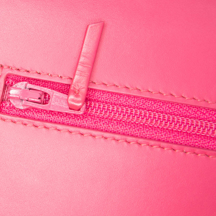 Bicolor Classic Patent Wallet On Chain Red - Gaby Paris