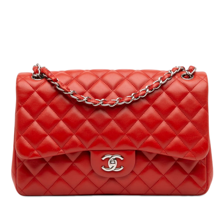 Chanel Jumbo Classic Cuir d’agneau Double rabat