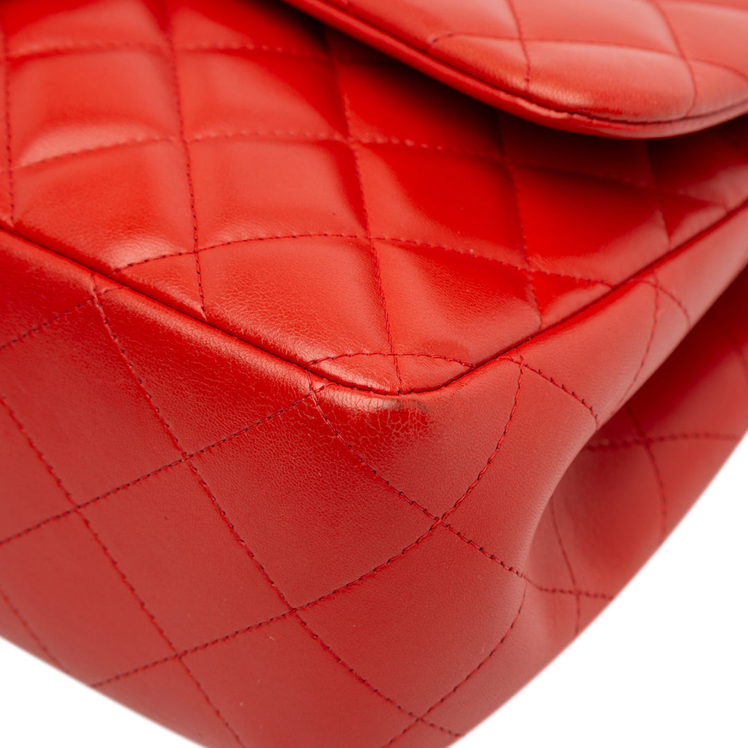 Chanel Jumbo Classic Cuir d’agneau Double rabat