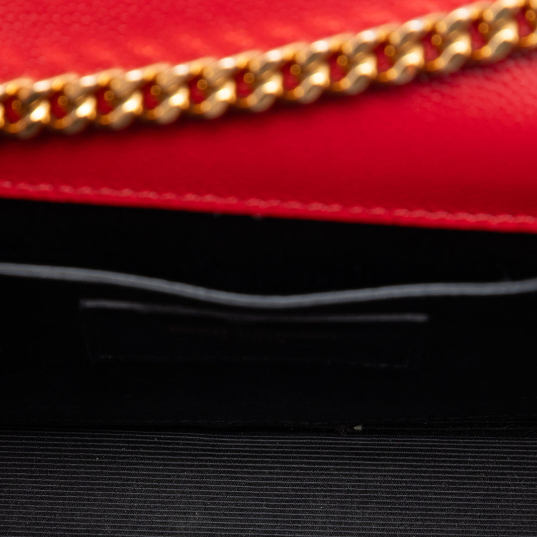 Saint Laurent Small Grain De Poudre Monogram Kate Sac porté croisé