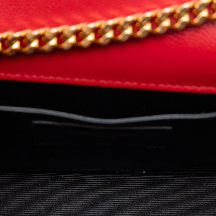 Saint Laurent Small Grain De Poudre Monogram Kate Sac porté croisé