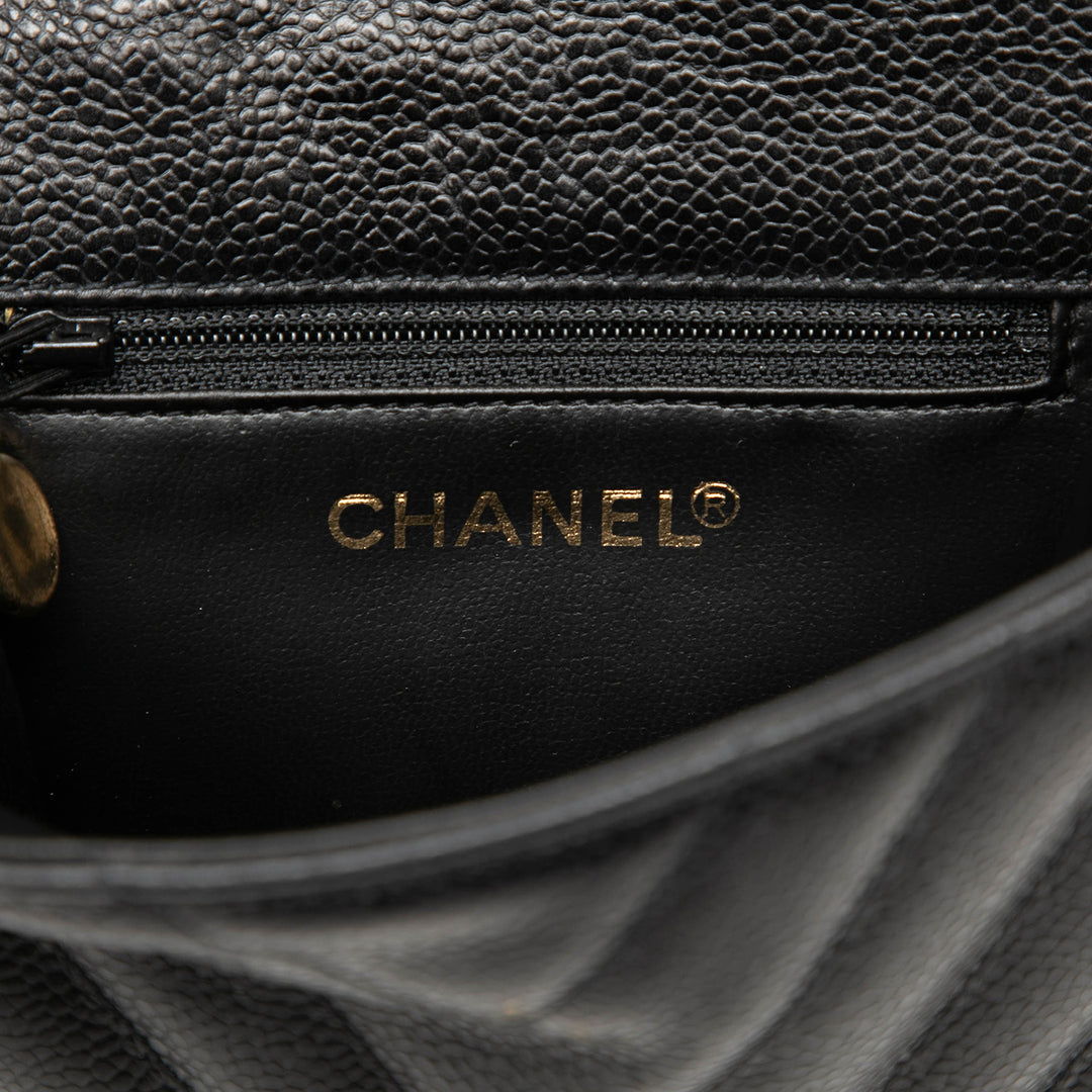 Chanel CC Chevron Caviar Sac ceinture
