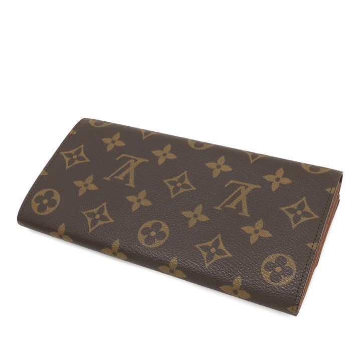 Louis Vuitton Monogram Porte Monnaie Credit Portefeuille long