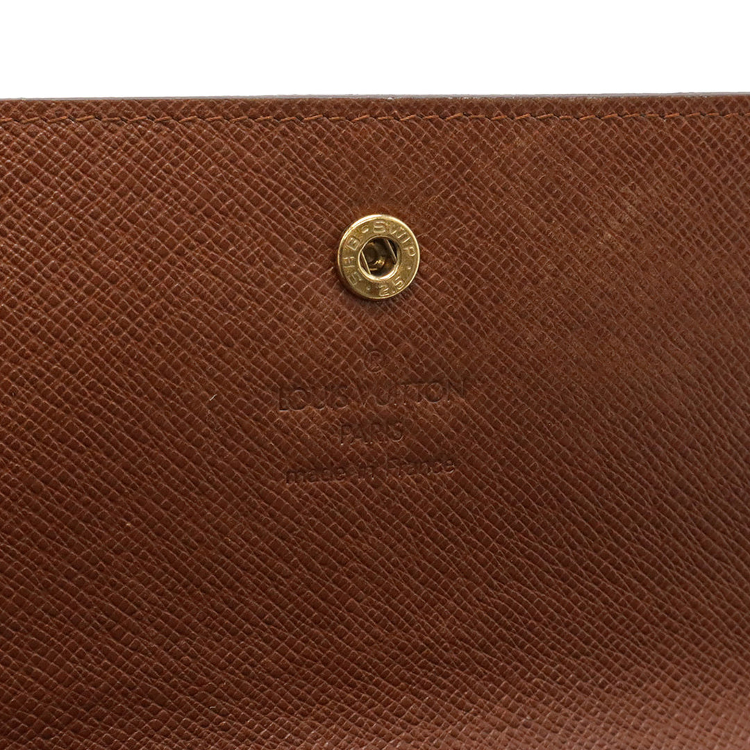 Louis Vuitton Monogram Porte Monnaie Credit Portefeuille long