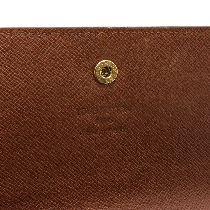 Louis Vuitton Monogram Porte Monnaie Credit Portefeuille long