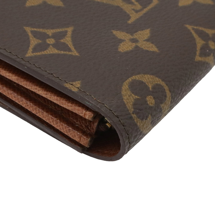 Louis Vuitton Monogram Porte Monnaie Credit Portefeuille long