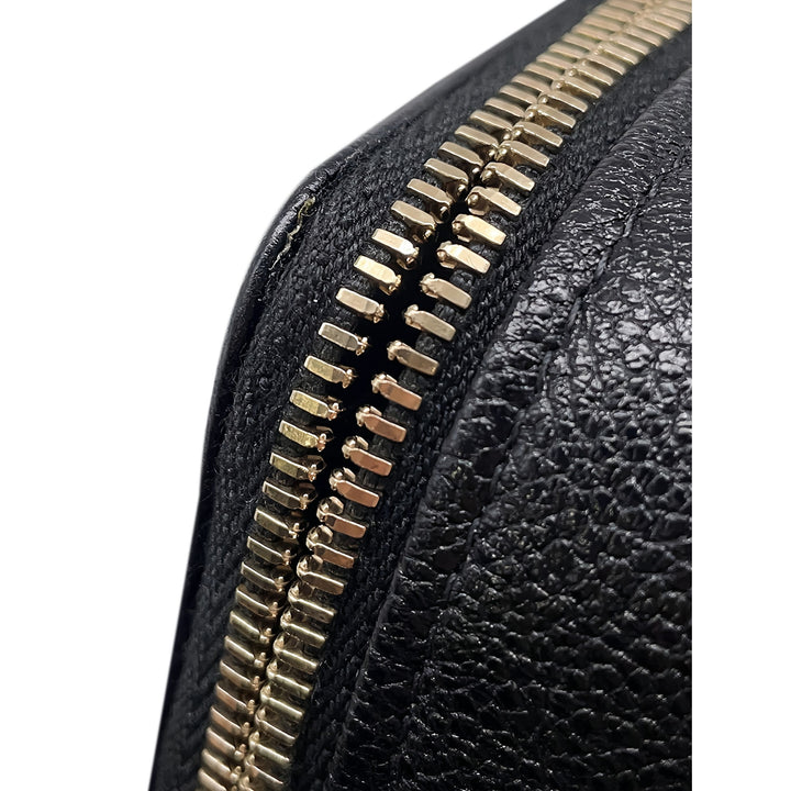 Chanel Chevron Boy Pochette avec chaîne Mini Cuir caviar Noir – vue 7 – GABY PARIS