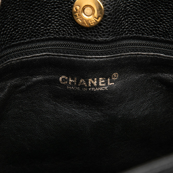 Chanel CC Caviar Chain Shopping Cabas