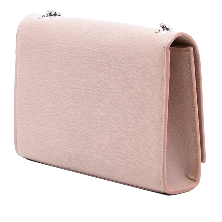 Saint Laurent Small Grain de Poudre Monogram Kate Pompon Sac porté croisé