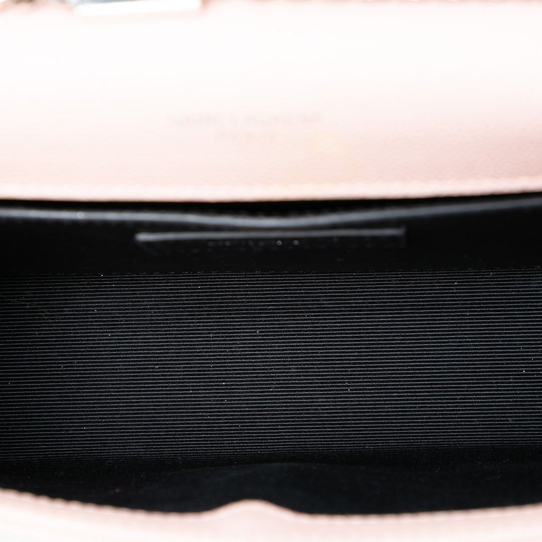 Saint Laurent Small Grain de Poudre Monogram Kate Pompon Sac porté croisé