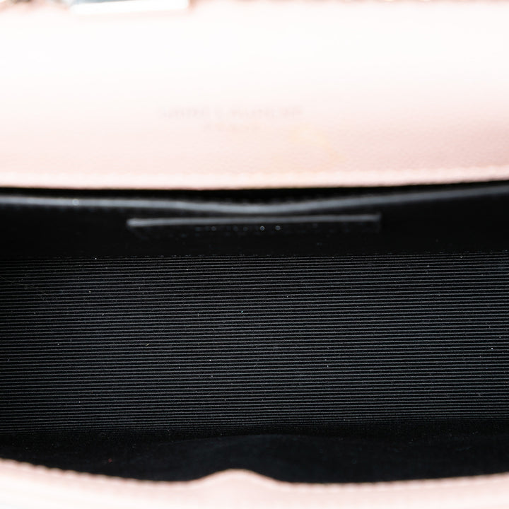 Saint Laurent Small Grain de Poudre Monogram Kate Pompon Sac porté croisé