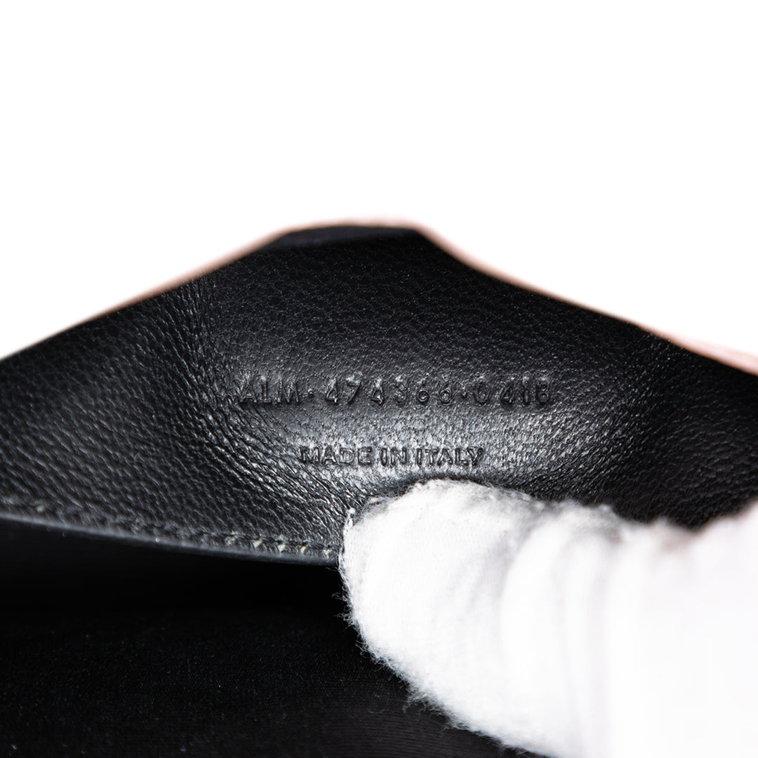 Saint Laurent Small Grain de Poudre Monogram Kate Pompon Sac porté croisé