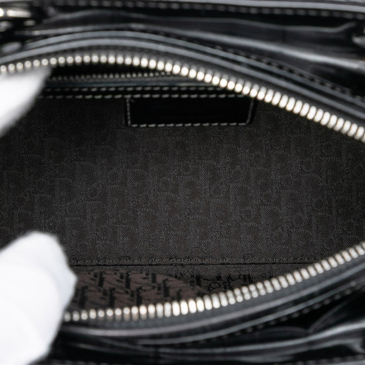 Dior Medium Cuir verni Cannage Lady Dior