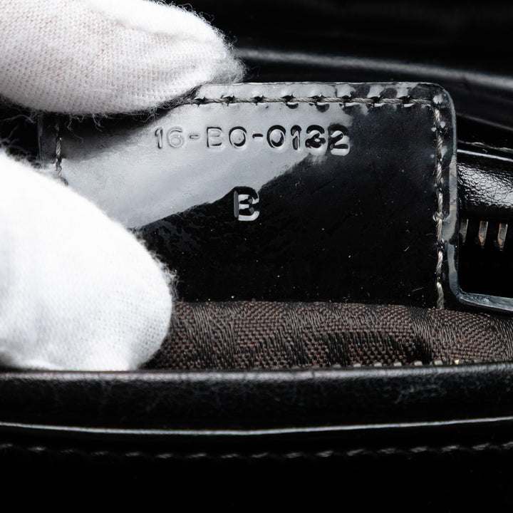 Dior Medium Cuir verni Cannage Lady Dior