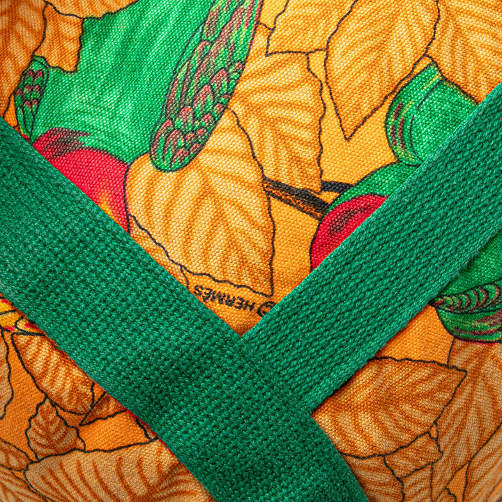 Toile Les Perroquets Bucket Bag Orange - Gaby Paris