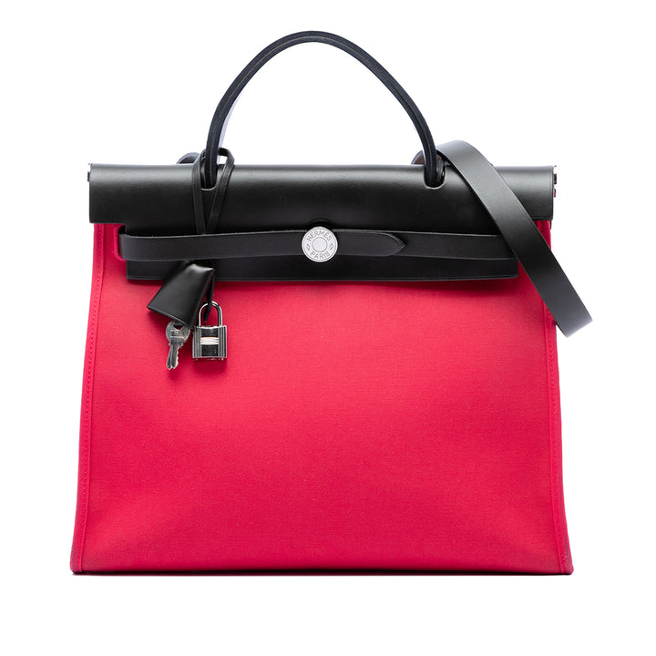 Hermès Sac à main Herbag Zippé 31 Noir – vue principale – GABY PARIS