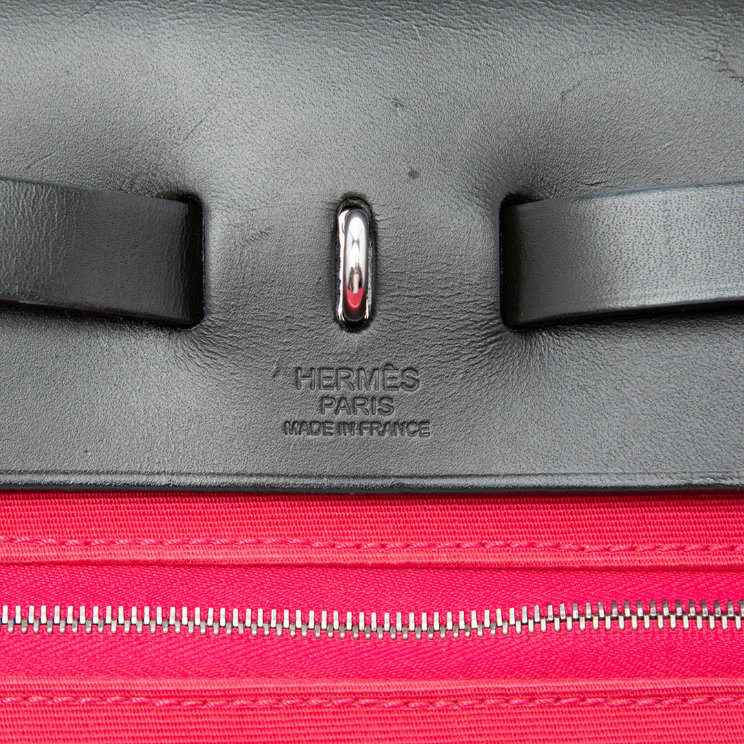 Hermès Sac à main Herbag Zippé 31 Noir – vue 5 – GABY PARIS