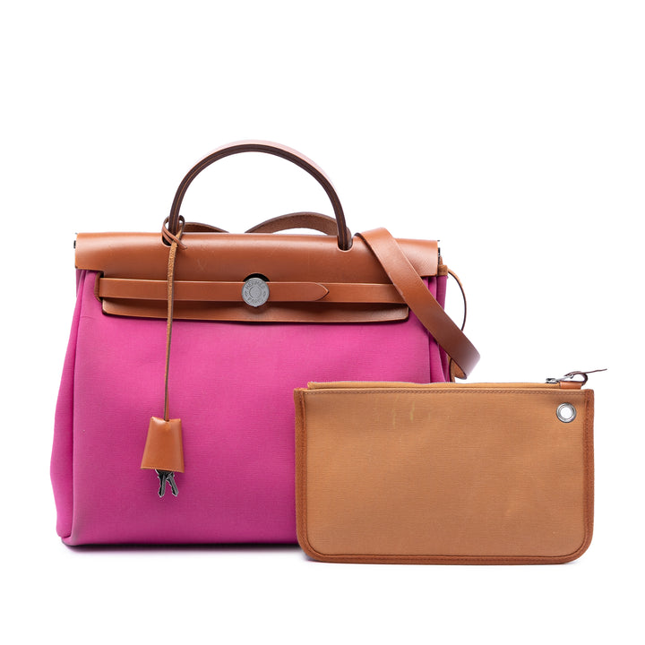 Hermès Verso Herbag Zippé 31 Tissu