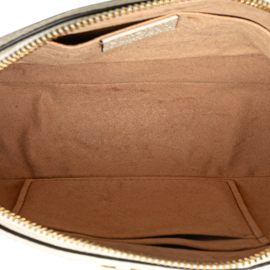 Gucci Small GG Supreme Web Flora Ophidia Dome Sac porté croisé