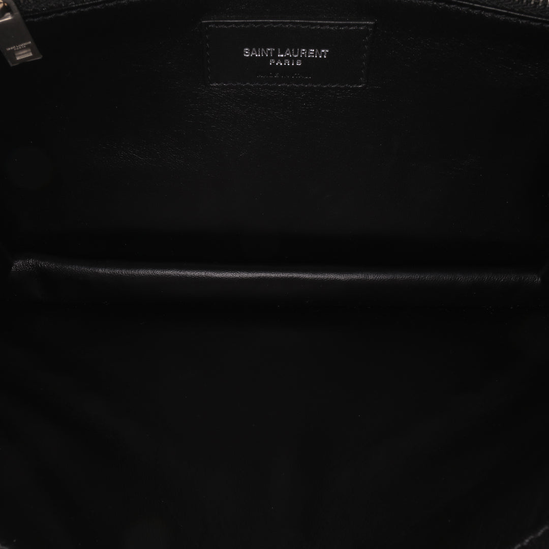 Quilted Lambskin Studded Monogram Gaby Shoulder Bag Black - Gaby Paris