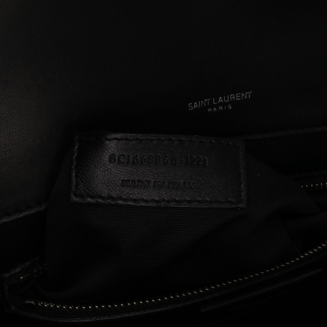 Quilted Lambskin Studded Monogram Gaby Shoulder Bag Black - Gaby Paris