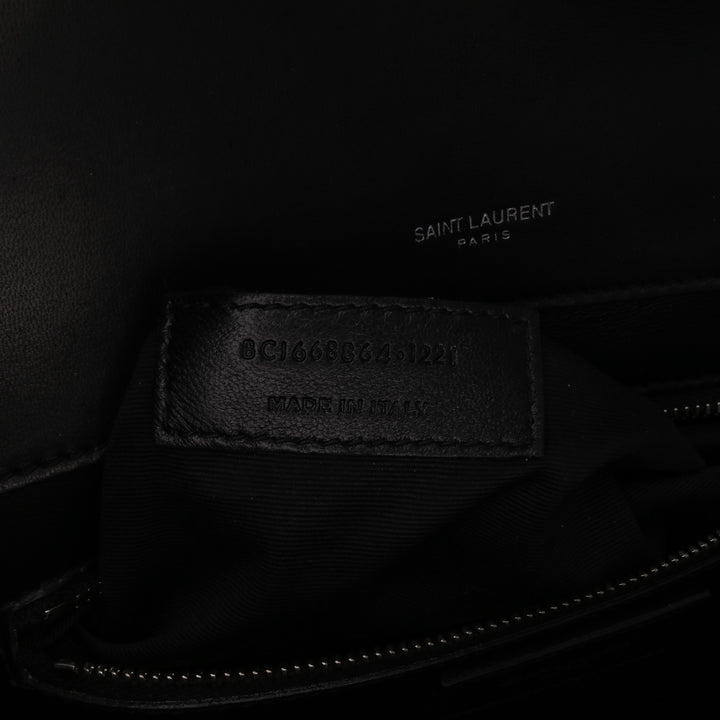 Quilted Lambskin Studded Monogram Gaby Shoulder Bag Black - Gaby Paris
