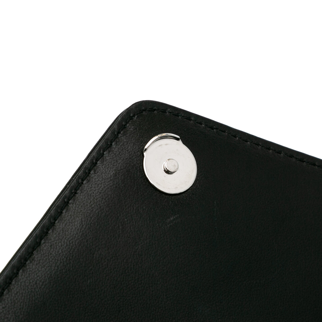 Quilted Lambskin Studded Monogram Gaby Shoulder Bag Black - Gaby Paris