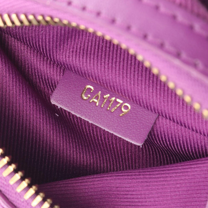 Monogram Double Flat Messenger Brown - Gaby Paris