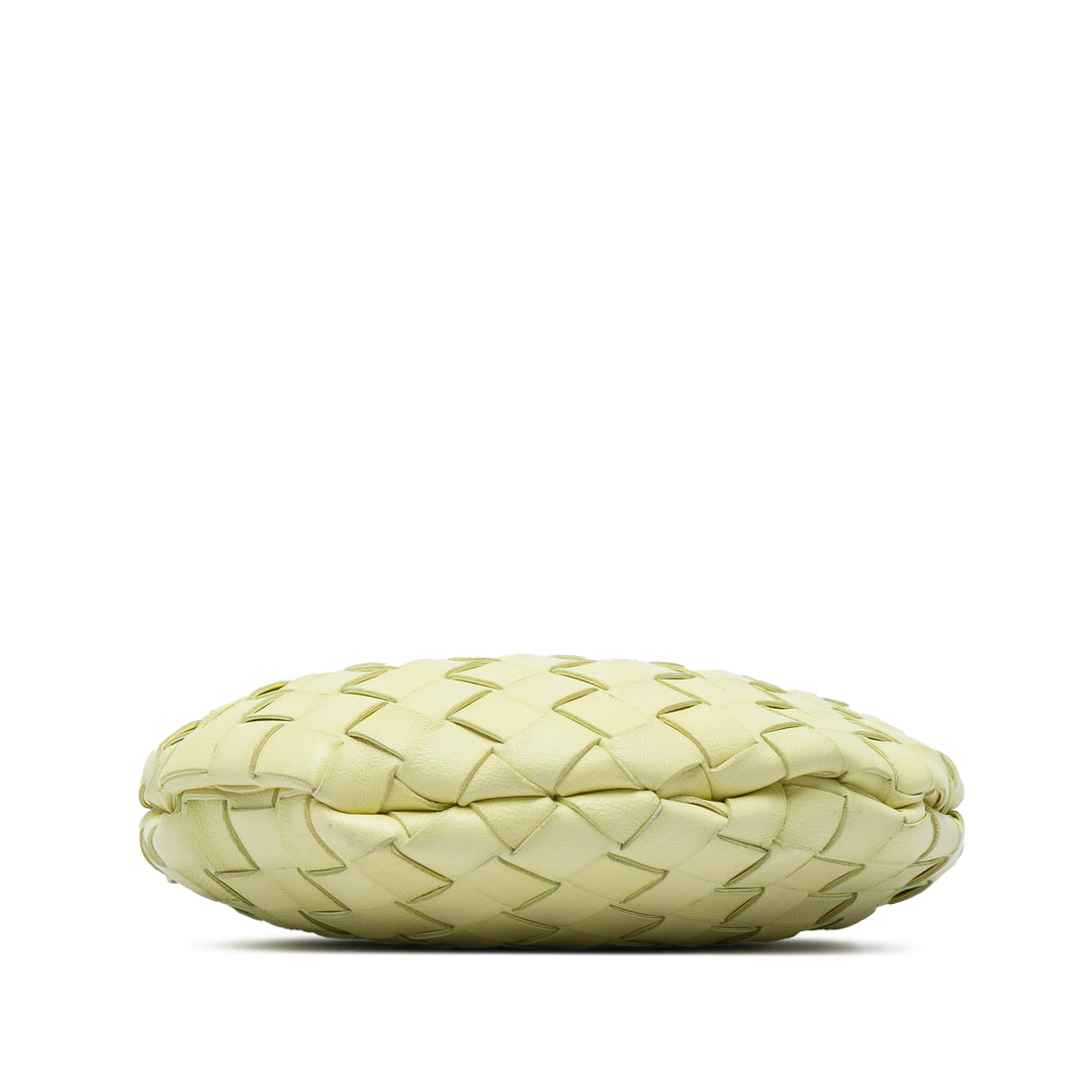 Intrecciato Sardine Mini nappa Jaune